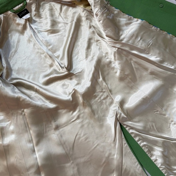 J.Crew rare vintage wool piqué town coat in alpine green *shop@iamwarrior - Picture 11 of 13